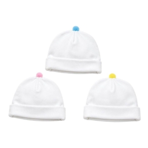 #GorroInfantil #ModaBebés #PomponesColoridos #AccesoriosParaBebés #EstiloDelicado #ModaTierna #ConfortInfantil #OutfitDeTemporada #RopaInfantil #CreacionesFlérida
