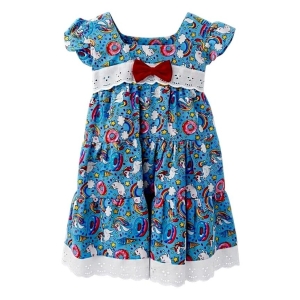 #VestidoInfantil #ModaNiñas #VestidoDeVerano #EstampadoUnicornios #EstiloColorido #EncajeDelicado #VestidoConLazo #EventosInfantiles #SesionesFotográficas #CreacionesFlérida
