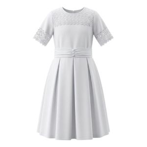 #VestidoElegante #ModaFemenina #EstiloClásico #EncajeDelicado #VestidoBlanco #CeremoniaEspecial #ModaSofisticada #EventosFormales #VestidoRomántico #CreacionesFlérida