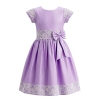 #VestidoDeGala #ModaInfantil #VestidoLila #TulBordado #EncajeElegante #VestidoConLazo #EventosInfantiles #RopaFormalNiñas #EstiloSofisticado #CreacionesFlérida