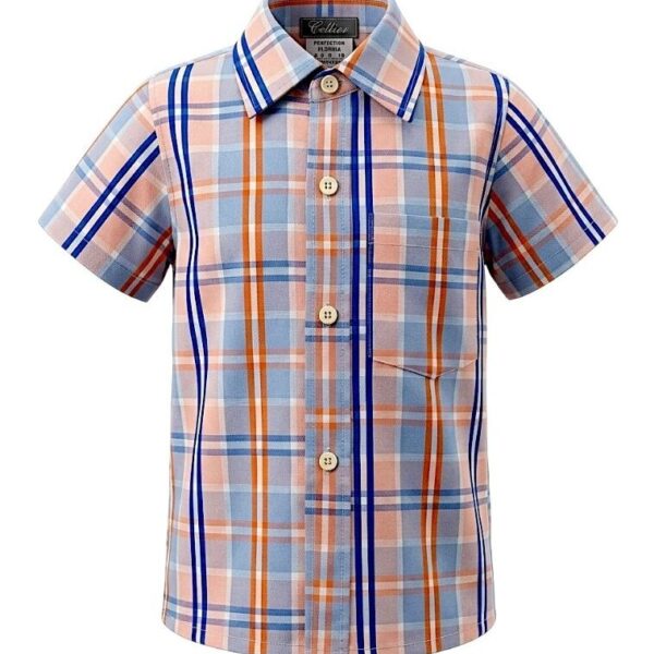 #CamisaInfantil #ModaNiños #EstiloCasual #CamisaACuadros #ModaColorida #RopaInfantil #OutfitVersátil #ModaJuvenil #EstiloCómodo #CreacionesFlérida