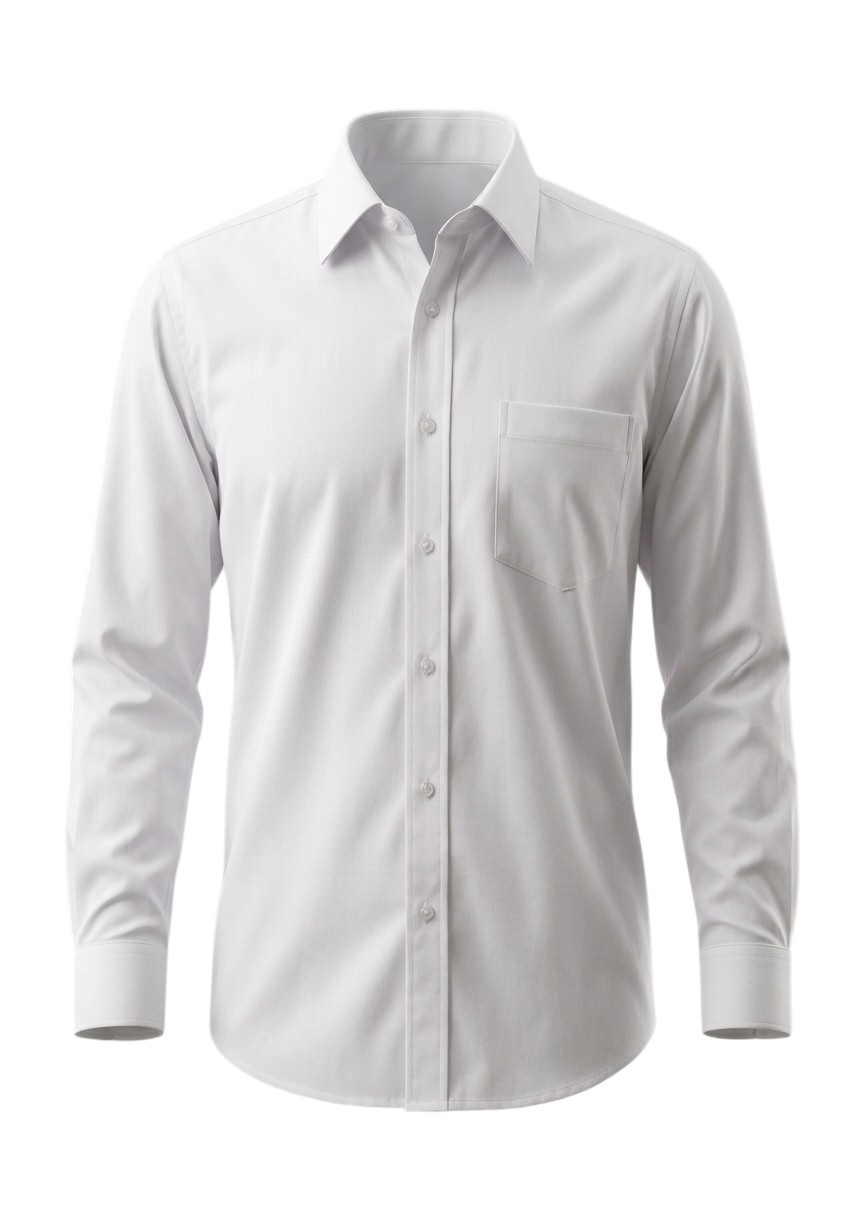 Camisa Clásica Escolar Manga Larga